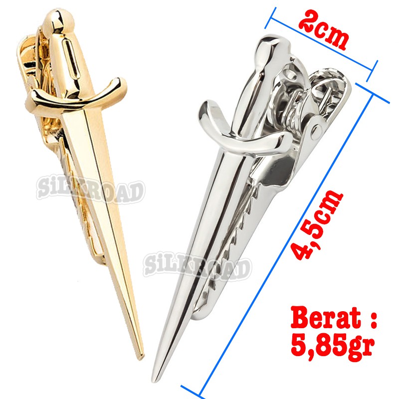 Fashion Accessories > jepitan dasi Kemeja dasi Tieclip tie clip dagger belati paciotti