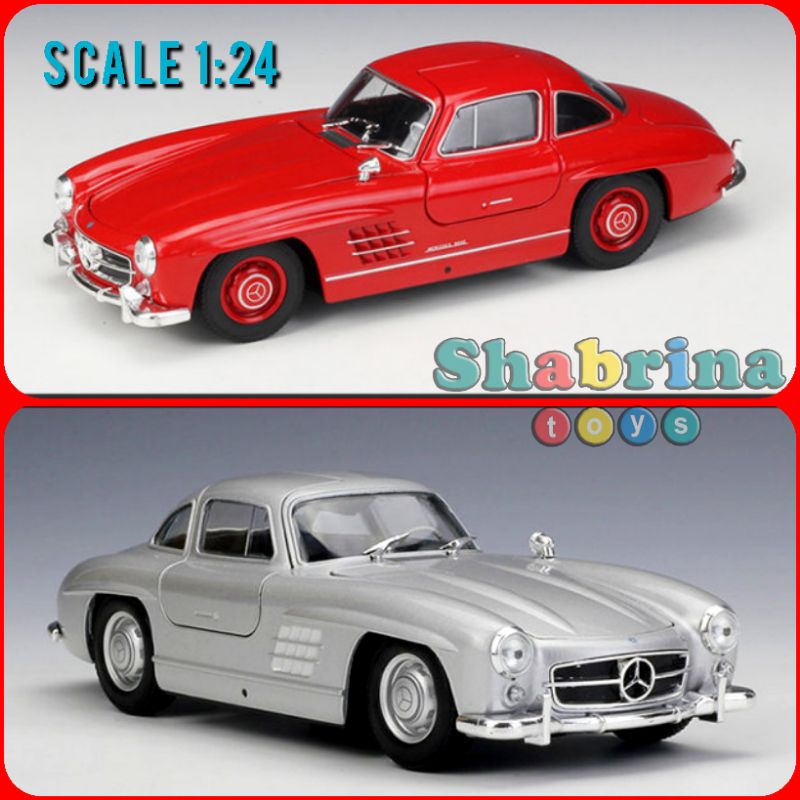 Diecast Mercedes Benz 300 SL - Welly Scale 1/24