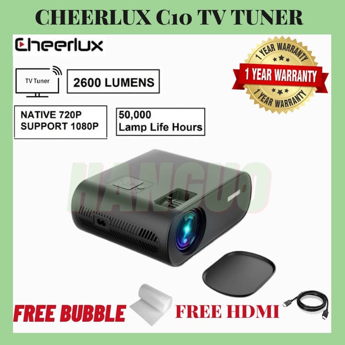 CHEERLUX C10 ATV PROJECTOR C10 TV TUNER PROYEKTOR CHEERLUX C10 ATV