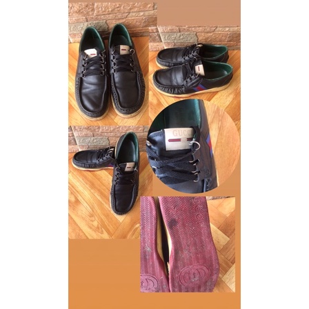 sepatu pria sepatu kulit gucci preloved