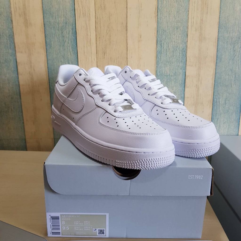 Nike Air Force One 07 LV8 Double Air White Black
