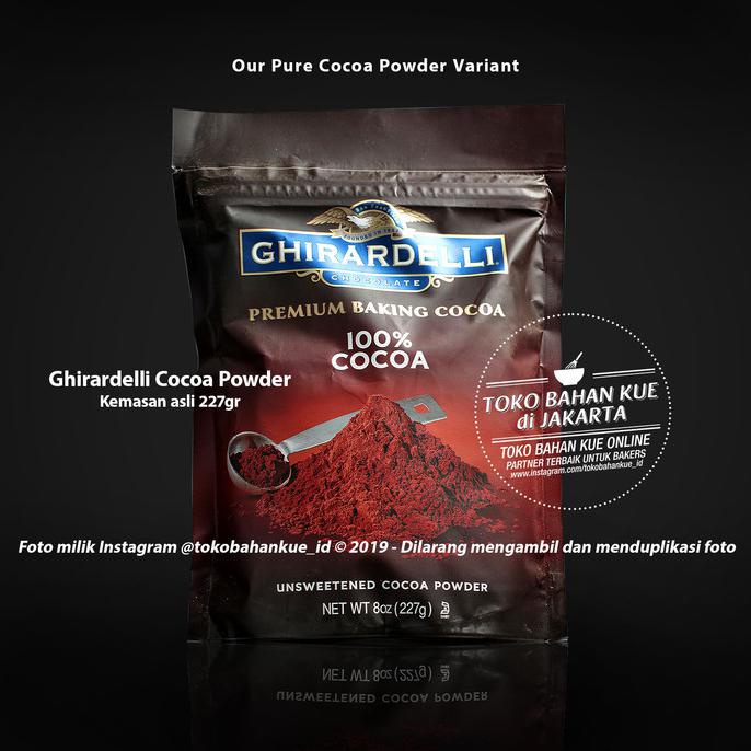 

GHIRARDELLI - COCOA POWDER 227GR COKELAT BUBUK PURE CACAO POWDER KAKAO