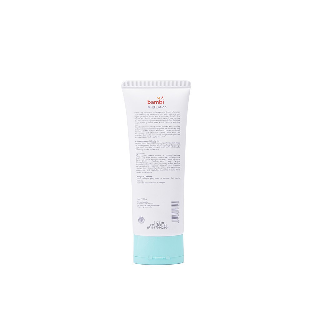 Bambi Baby Mild Lotion  100ml ( Tube )