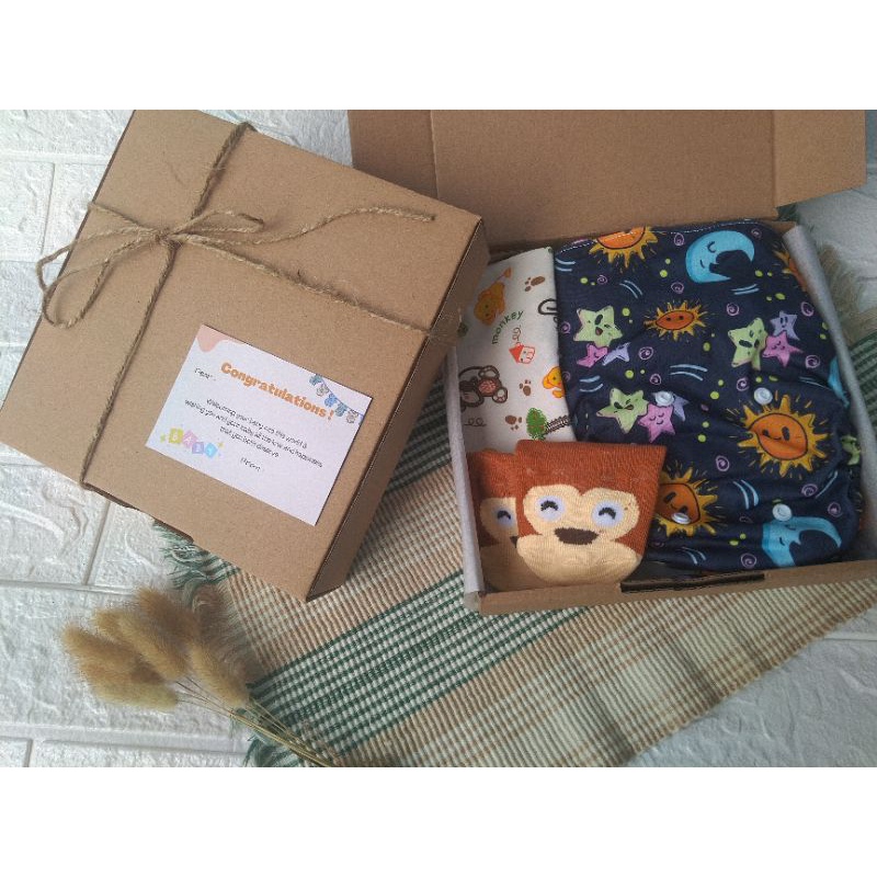 Paket Hampers bayi clodi, popok kain go green