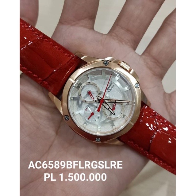 Jam Wanita Alexandre Christie AC6589 Leather ORI || Ac 6589 Bf