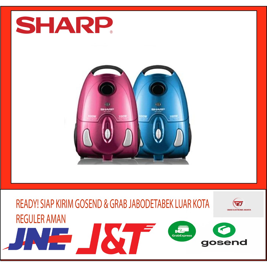 Sharp EC-8305P/B. Vacuum Cleaner Low Watt. Baru&amp;Bergaransi Resmi