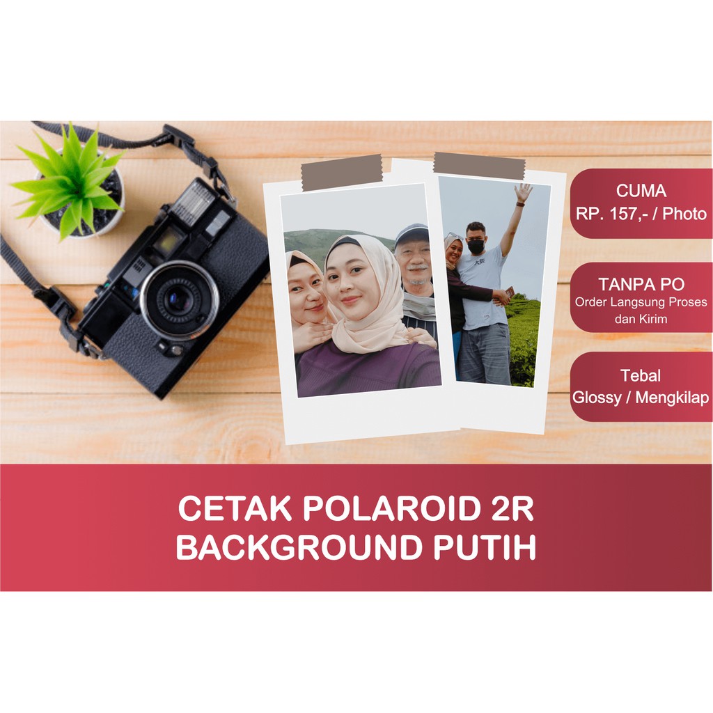 Jual Cetak Foto Polaroid Ukuran 2R Mengkilap Tanpa PO | Shopee Indonesia