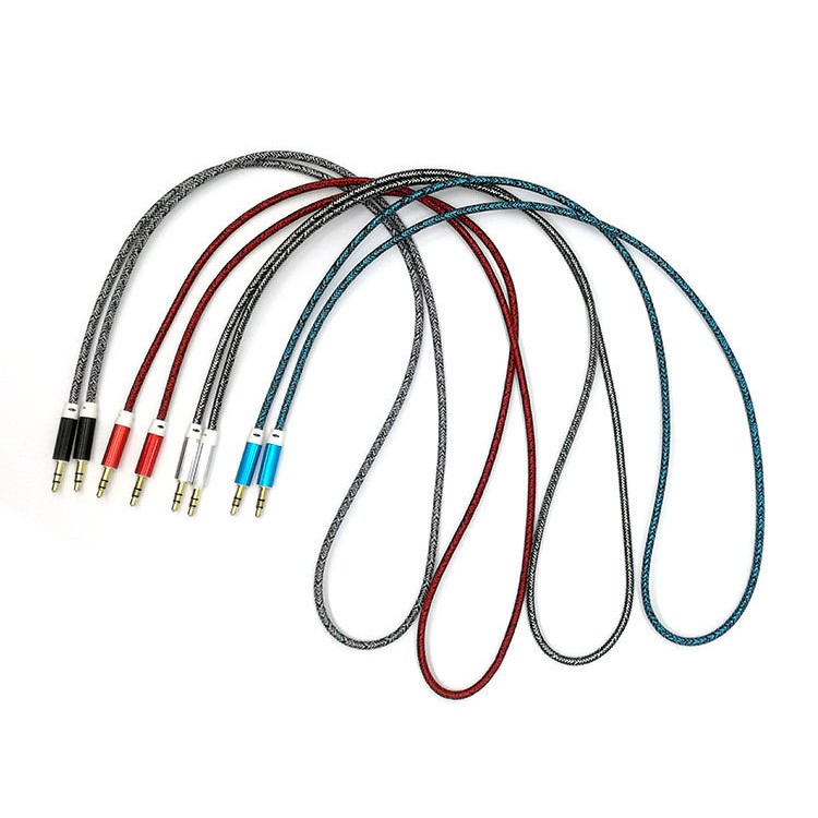 【33LV.ID】 Murah～kabel aux/audio meta 1m 1×1 jack 3.5mm xh-01