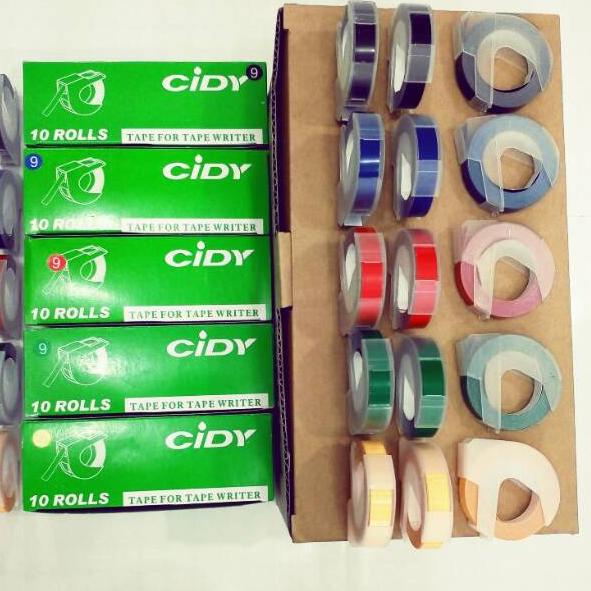 

[PRODUK CNHQ7] Pita mesin Dymo merk CIDY QHS