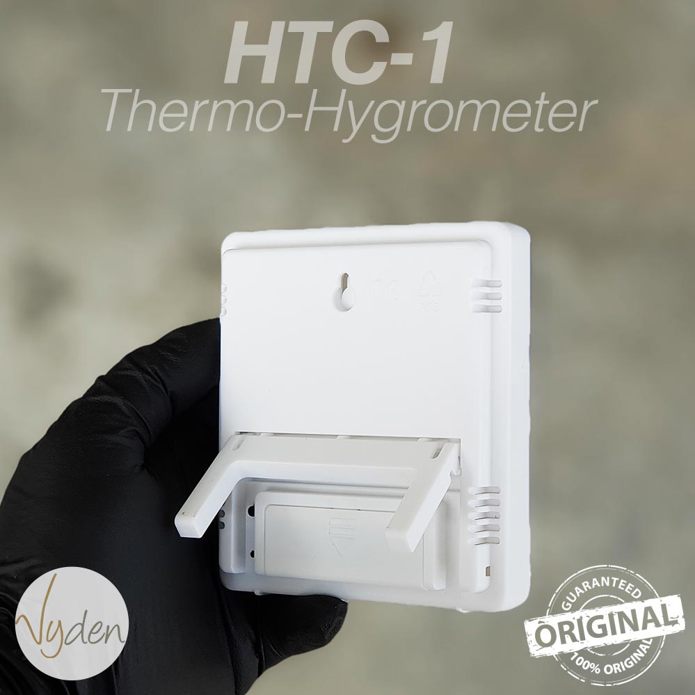 HTC1 HTC-1 Thermometer Hygrometer Digital Termometer Pengukur Suhu Kelembaban MURAH