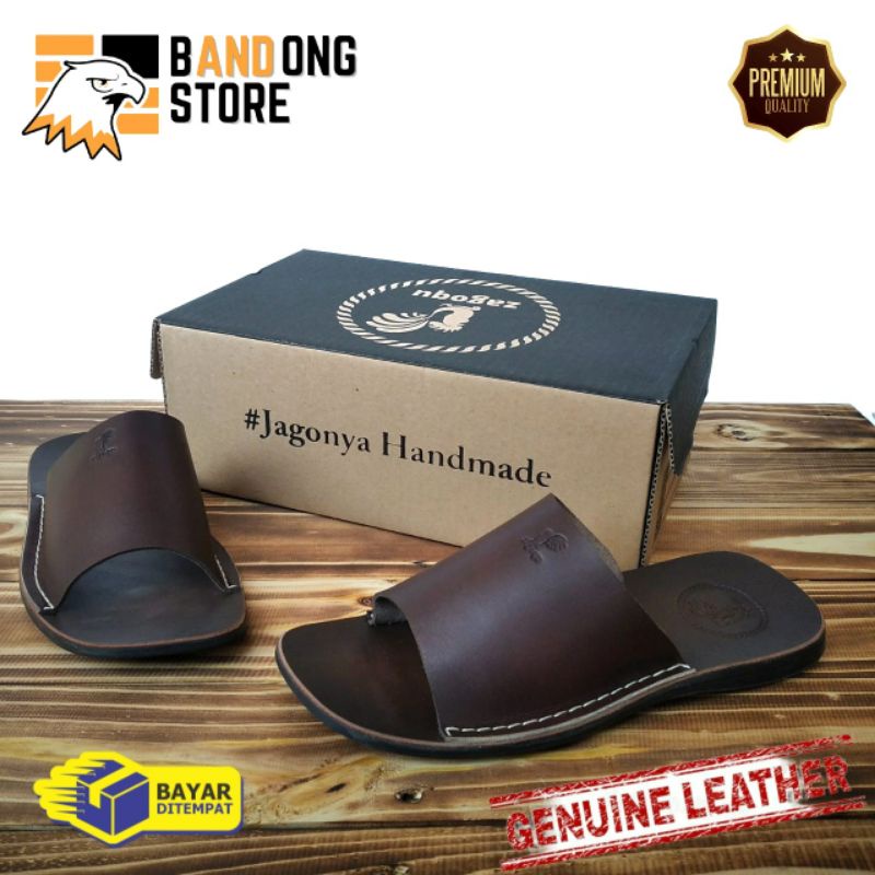 Sandal Pria casual Kulit Asli Sandal kokop Pria