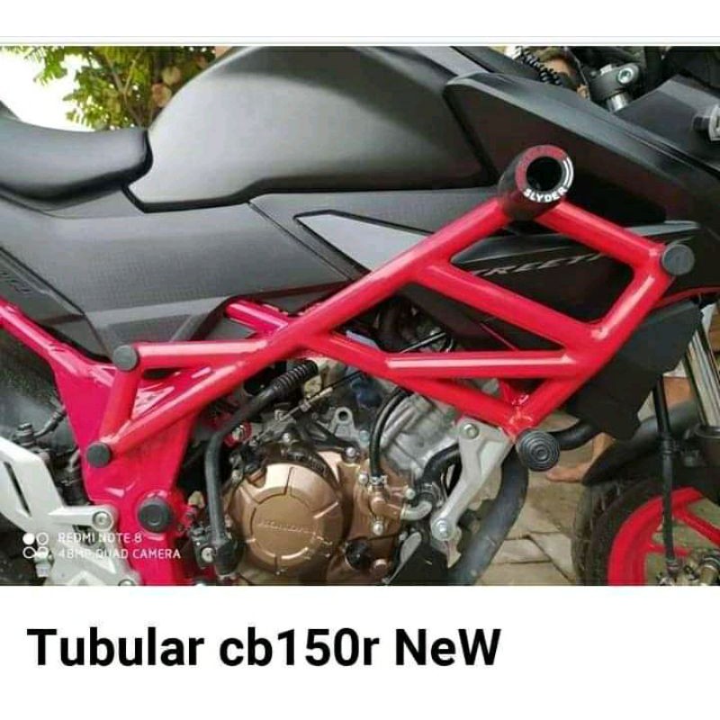 Tubular CB150R NEW / OLD plus jalu slider agna, crashbar CB150R NEW / OLD
