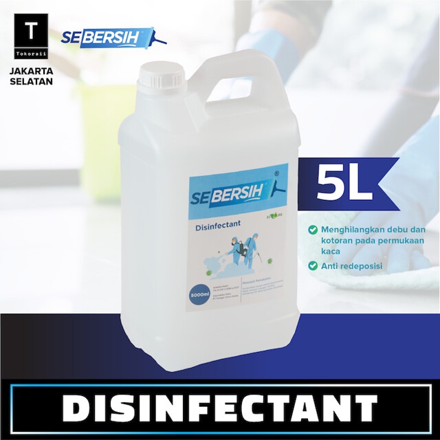 Disinfectant Antiseptik Cairan Disinfektan SEBERSIH 5 Liter - All