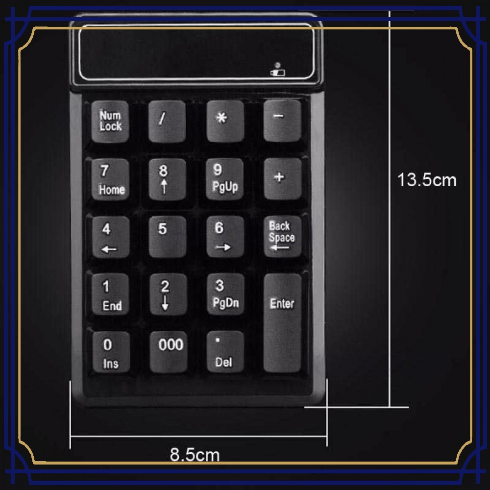 Numeric Keypad Numpad Wireless 2.4GHz KB002