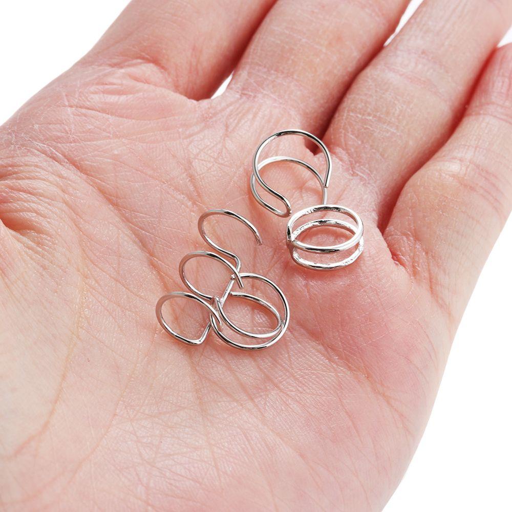 Lily Telinga Klip Fashion Perhiasan Set Stainless Steel Cartilage Hoop