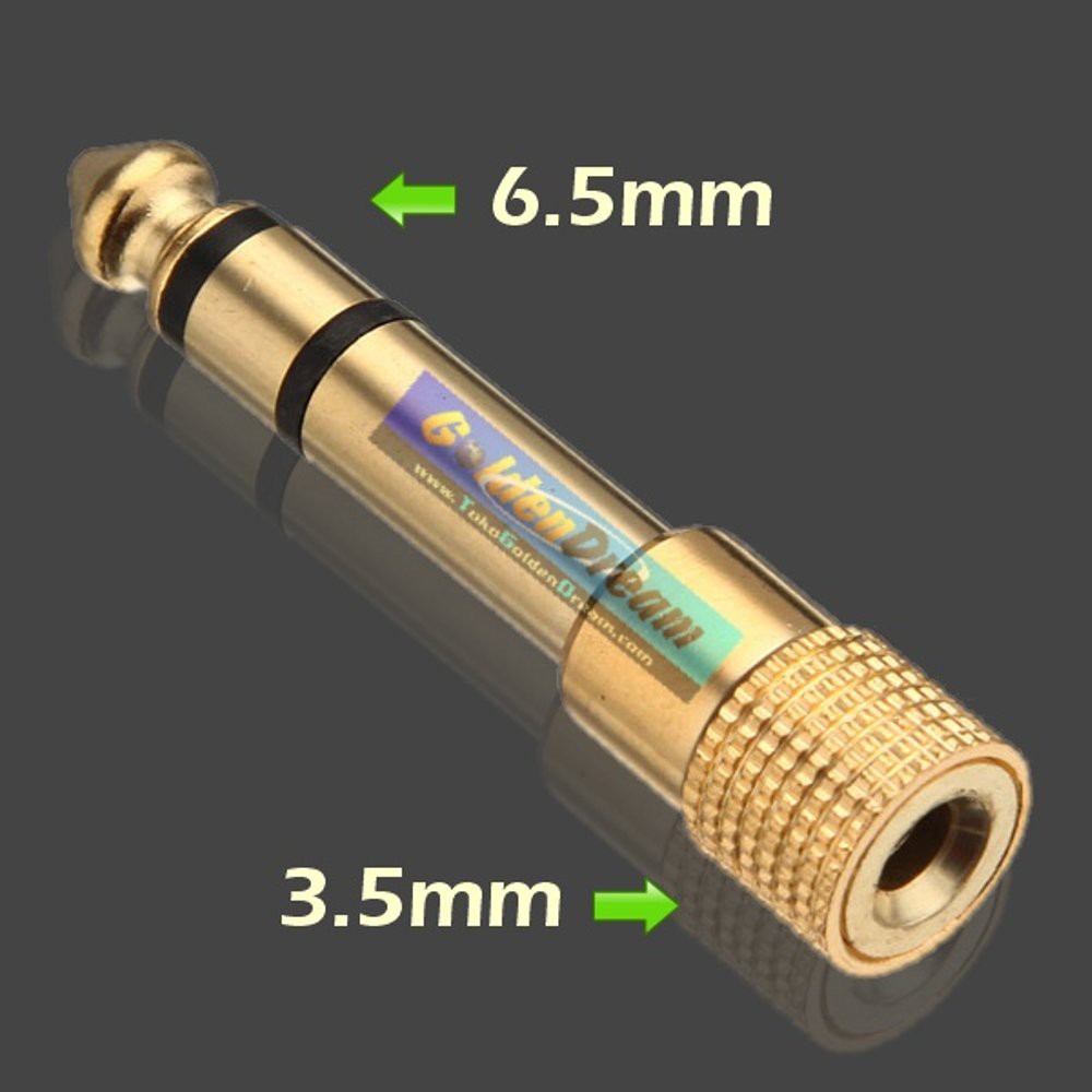 Audio Jack 3.5 To 6.5 Mm Converter Connector Adapter