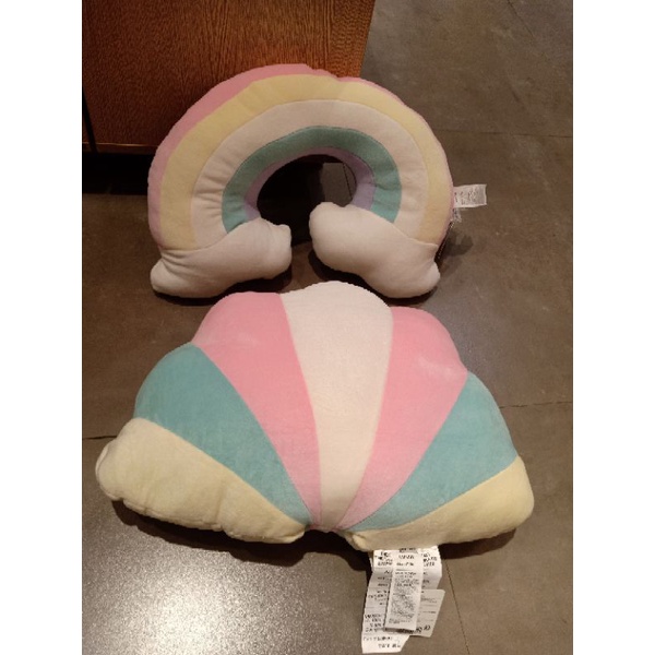 Miniso Boneka pelangi bantal awan lucu bantal pelangi bantal rainbow