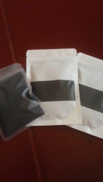 Standing Pouch - 10 X 15 Stand Up Bag White Window Matte + Zip + Ziplock