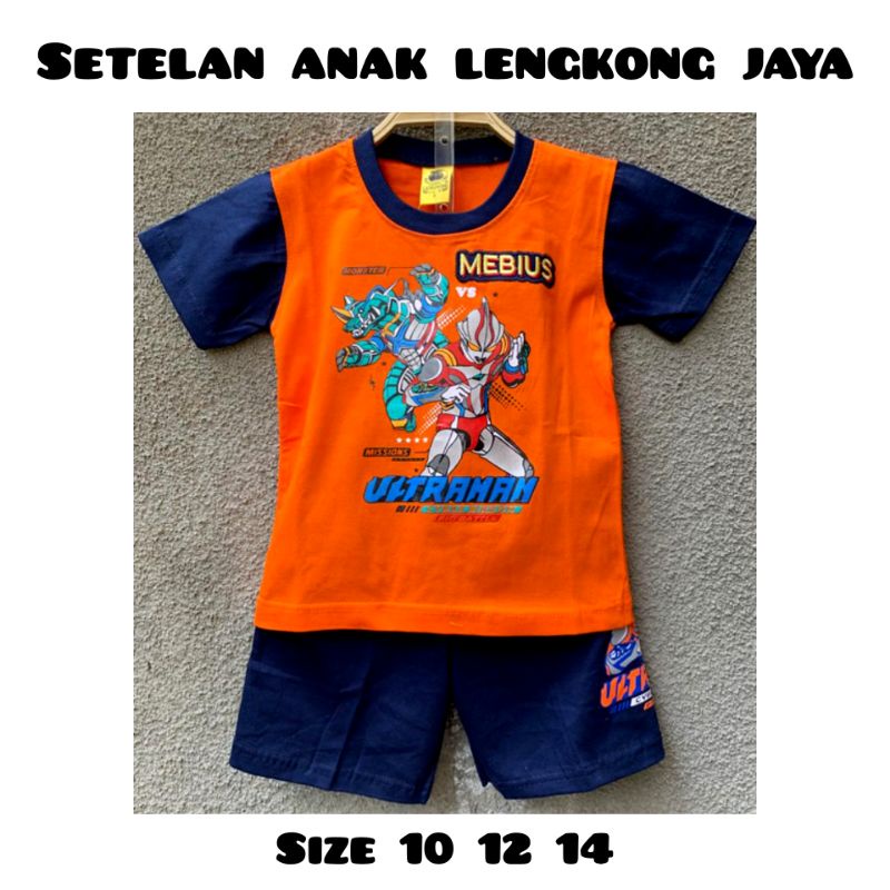 BAJU SETELAN ANAK LAKI LAKI LENGKONG JAYA | SIZE ANAK 5 - 8 TAHUN