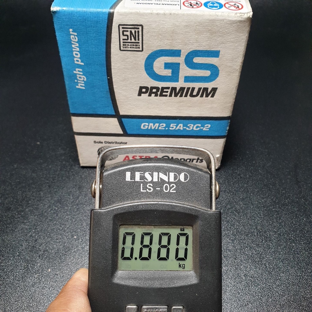 AKI BASAH GS ASTRA HONDA MEGAPRO 1999-2002 DIJAMIN ORI TERMURAH