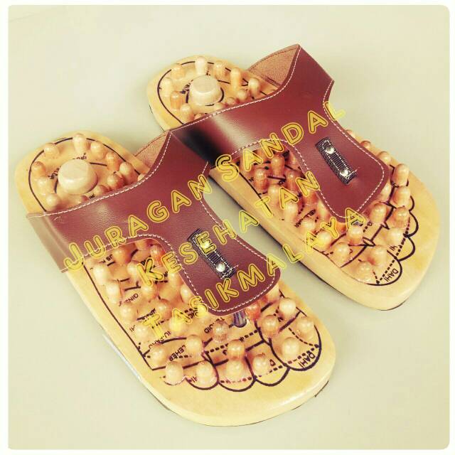 Sandal Terapi Kayu Jepit, Sandal Terapi Kesehatan, Refleksi Sandal Terapi, Sandal Terapi Alas Kaki