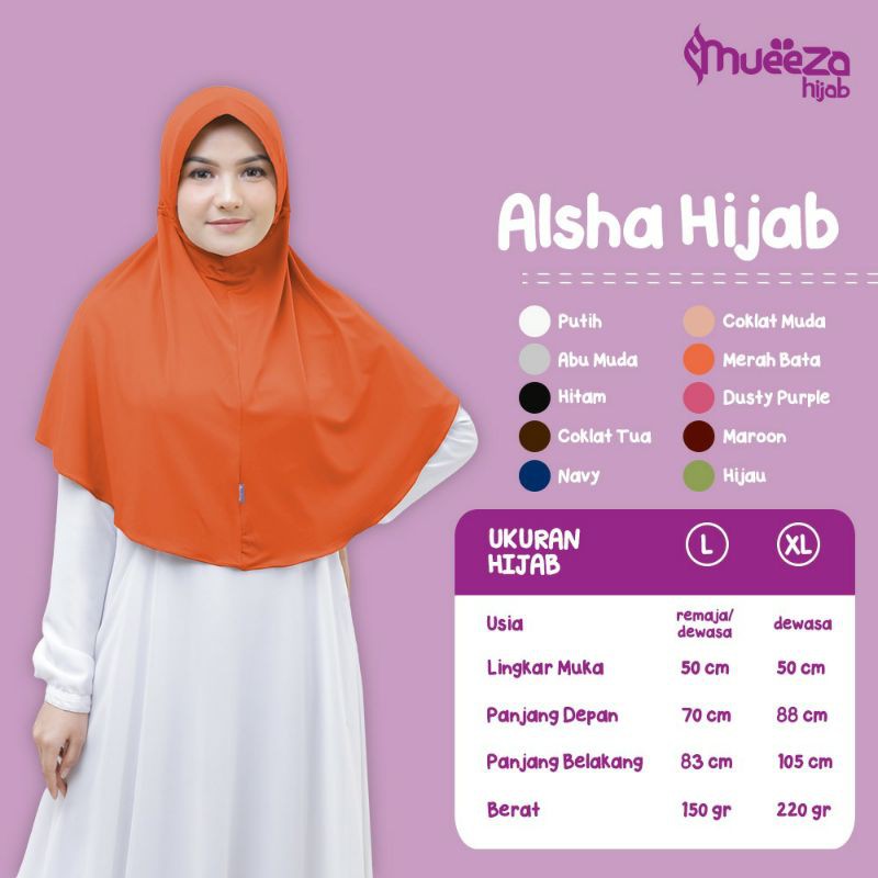 Jilbab Mueeza Hijab - Hijab Bilqis Kids Remaja Dewasa - Kerudung Anak Syari - Premium Spandex Jersey-4