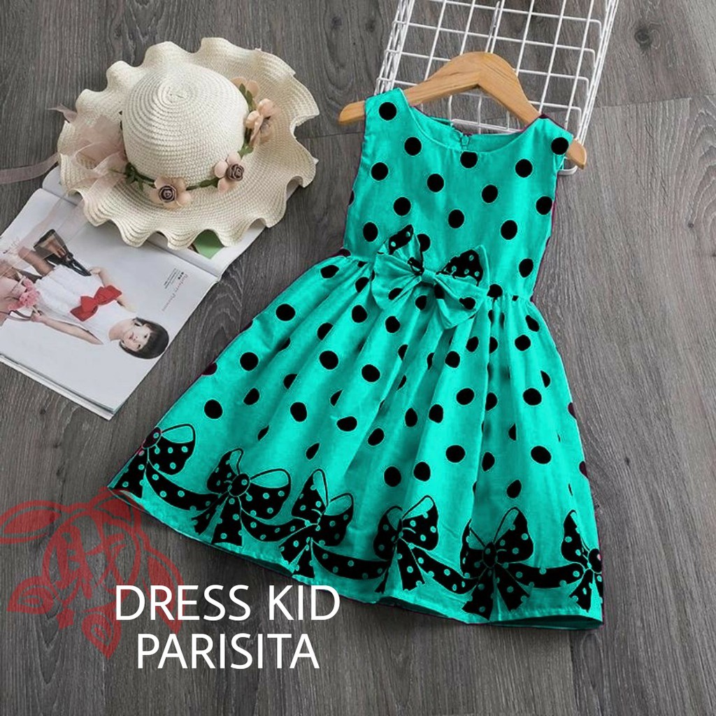 COD DRESS PARISITA /  BAJU ANAK CANTIK / HARGA MURAH TERJANGKAU / GOOD QUALITY