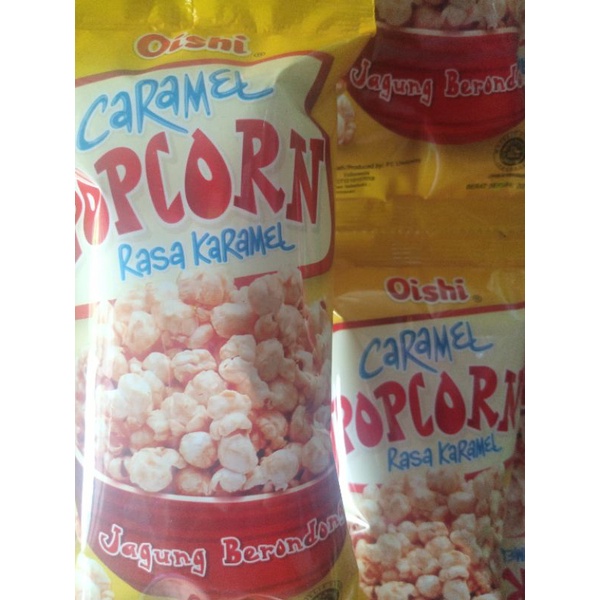 Oishi caramel popcorn isi 10