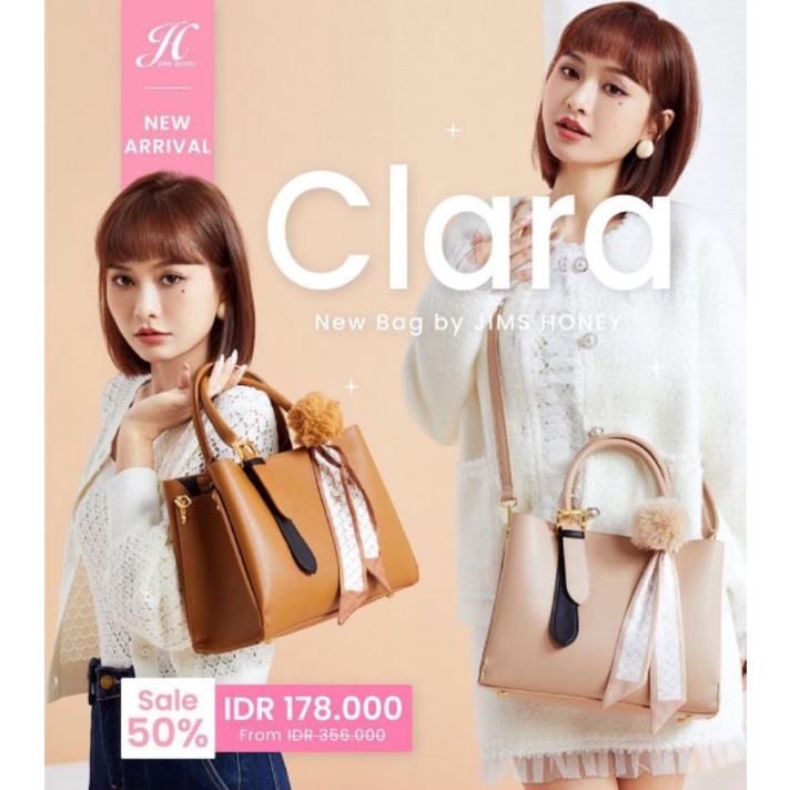 Jims Honey - Clara Bag - Sling Bag - Tas Wanita Slempang Clara Jims Honey (BISA COD)
