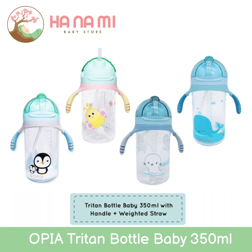 Opia Tritan Bottle Baby 350ml - Botol Bayi BPA Free