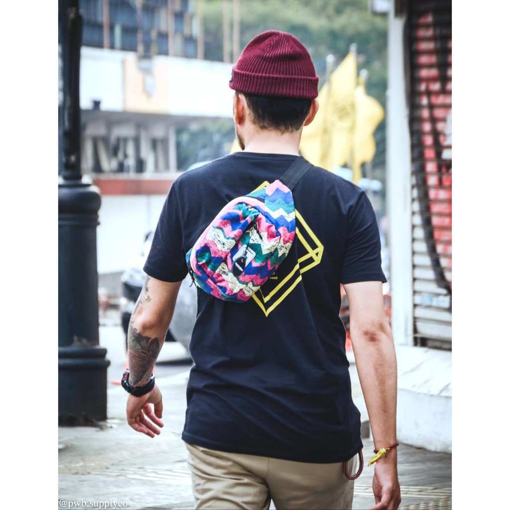 Waist Bag Motif Sling Bag Model Terbaru di Indonesia Tribal Tas Selempang Tas Pinggang Pria Wanita