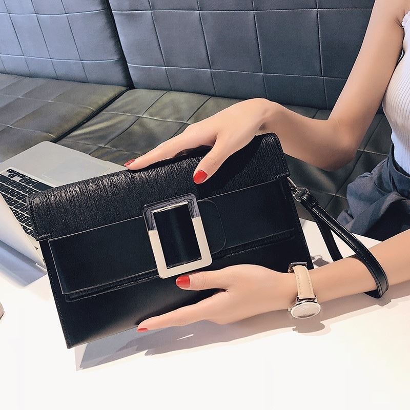 K9016 - BLACK/SILVER/RED - TAS PESTA CLUTCH DAPAT TALI PANJANG SLEMPANG JINJING TOTEBAG HANDBAG ELEGAN FASHION WANITA IMPORT TERMURAH BAGSTORE JAKARTA TAS BATAM JKT CR7168 BQ2604 KPC9016 JTF5869 LT1939 EL098