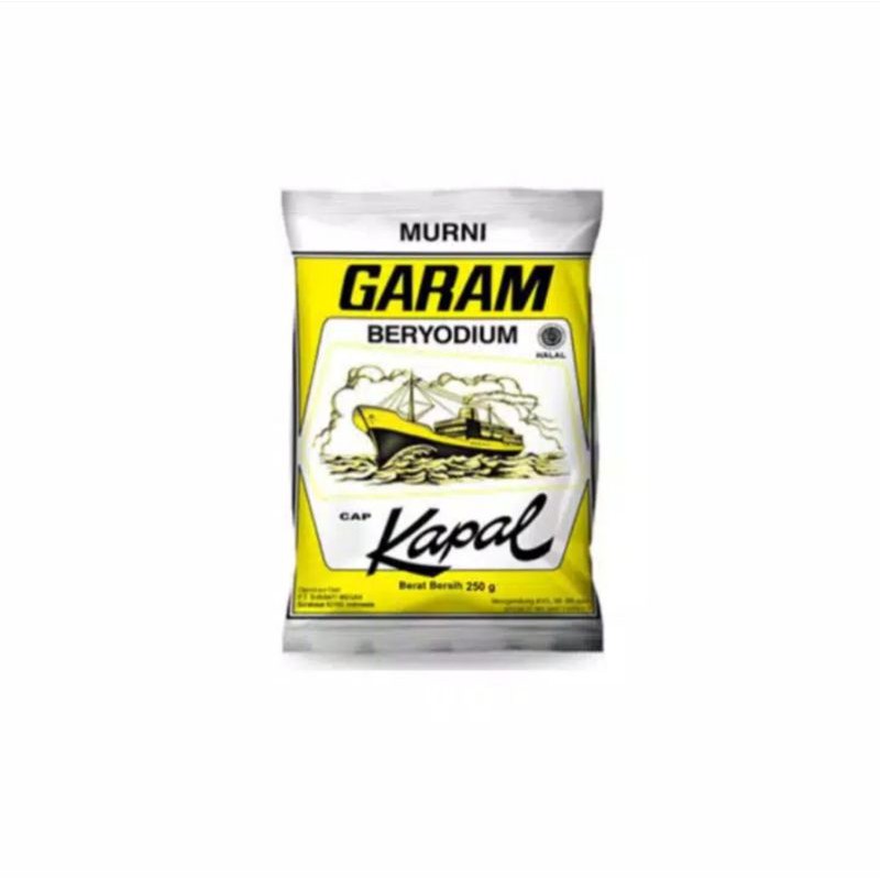 

Garam beryodium Cap Kapal 250gr