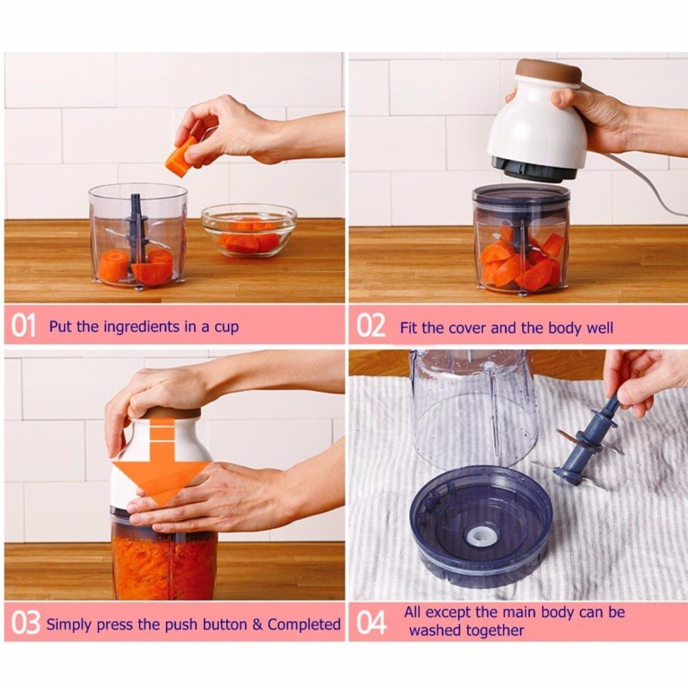 Blender Plastik Capsule Cutter Quatre - Blender Kapsul Portable Serbaguna blender buah dan Jus Murah