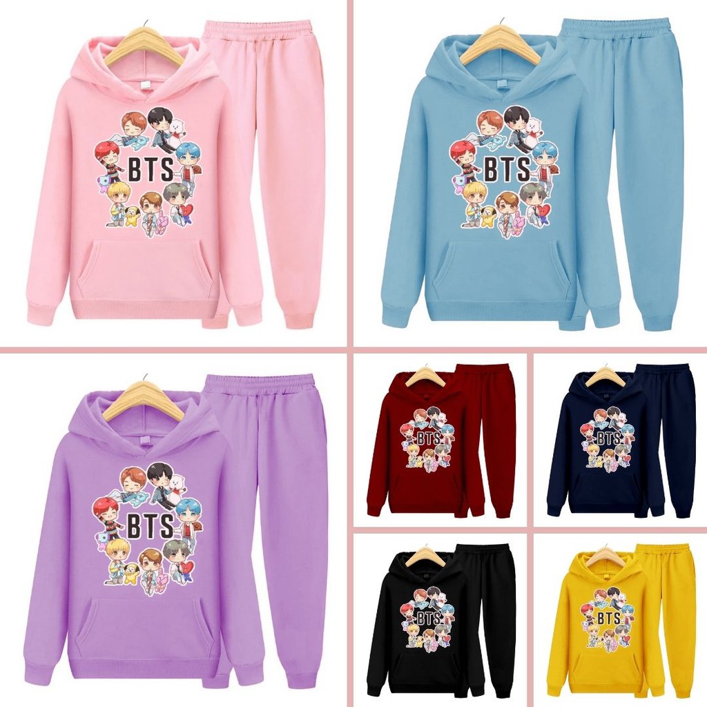 YMF - Setelan Sweater Hoodie Korea | Anak-Remaja ( SET Hoodie - Korea )®