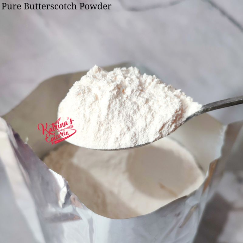 

Pure Butterscotch Flavor Powder 50 Gram Perisa Bubuk Tanpa Campuran Gula Creamer