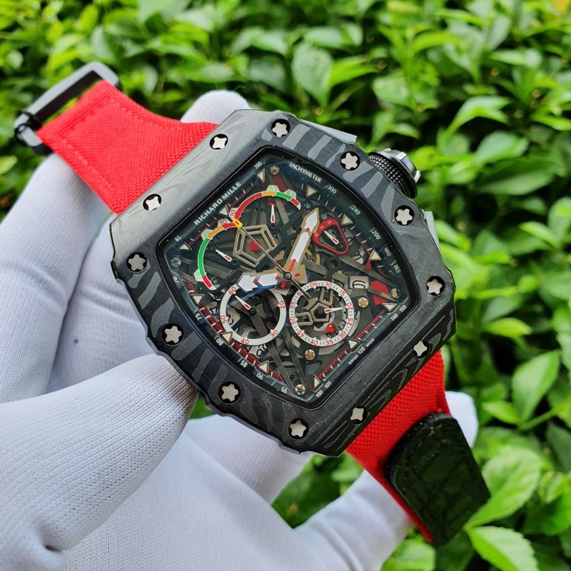 JAM TANGAN RM PRIA RM11-03 STRAP CANVAS ORIGINAL BM
