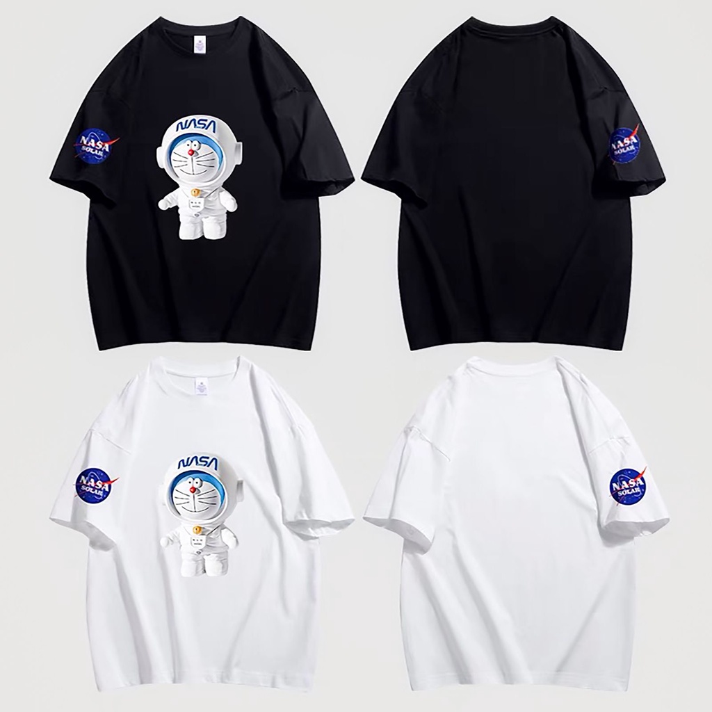 kaos oversize wanita / doraemon nasa