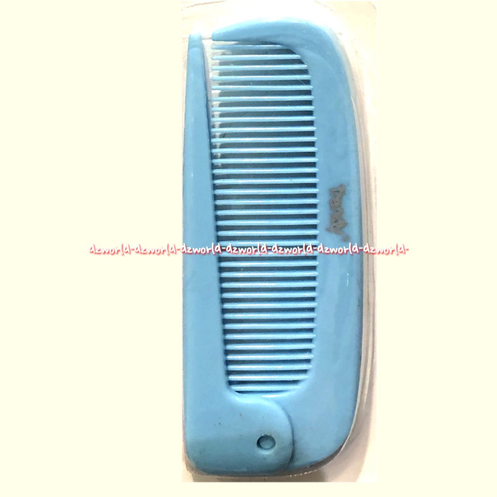 Trendy Hair Comb Sisir Lipat Biru Untuk Travelling Praktis Folding Comb Trendi Hairs Travel