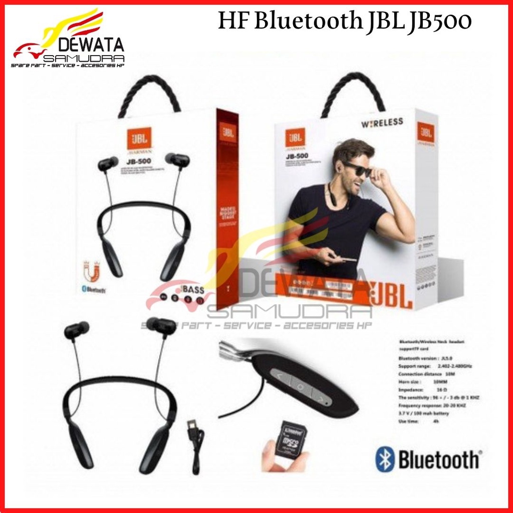 Handsfree - Earphone - Headset - Handsfree Bluetooth JBL JB500