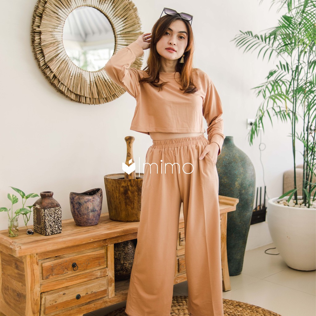 Becca Crop Long Set