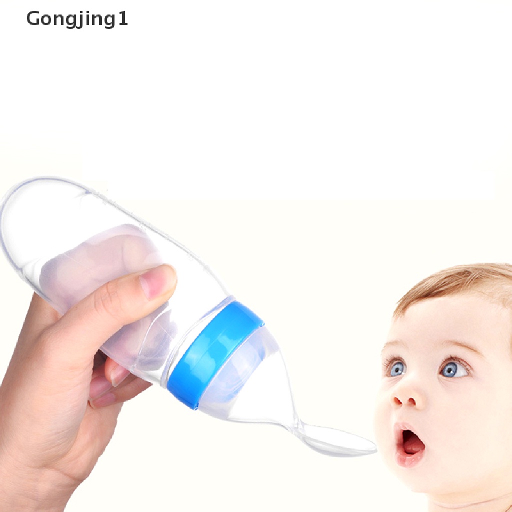 Gongjing1 Pipet Tetes Bahan Silikon Untuk Memberi Obat Anak