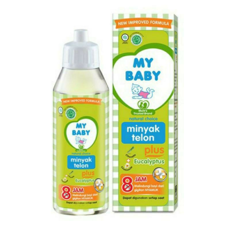 Minyak Telon My baby plus + eucalyptus anti nyamuk 150ml 30ml 60ml 90ml perlindungan nyamuk 8 jam