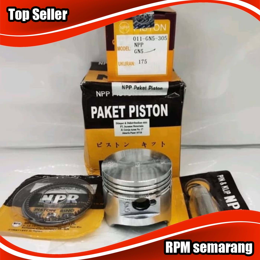 Piston paket NPP Honda Kharisma - Supra X 125 size 200 Distributor Sparepart RPMsemarang