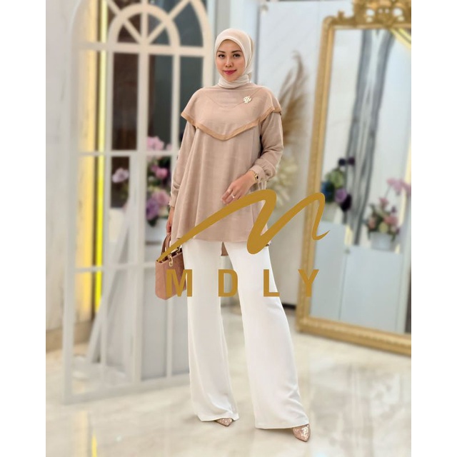 Kemeja Atasan Wanita Terbaru Zalina Blouse by Mdly