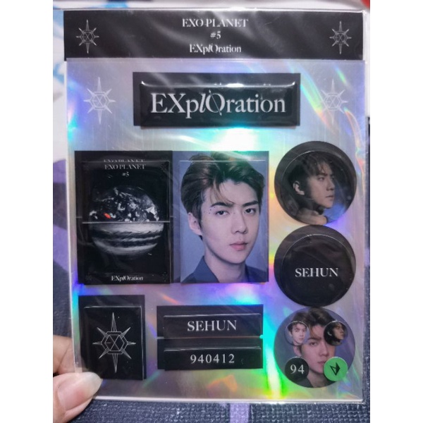 SEHUN EXO Exploration Epoxy Sticker