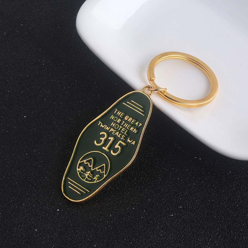 Lanfy The Great Northern Hotel Fans Gift The Overlook Gantungan Kunci Hotel Ker Ring TV Show Kamar Hotel237 Keyring