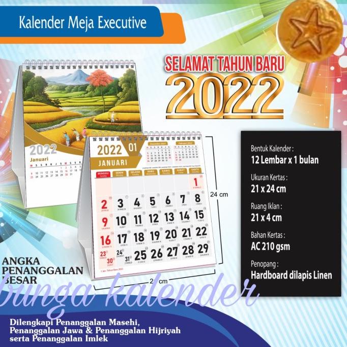 

Kualitas terbaik] Kalender Meja Executive 2022