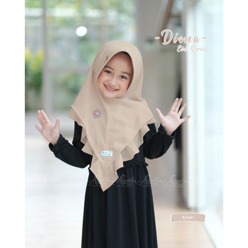 KHIMAR DIENA KIDS BY AZAMKA /2LAYER SERUTY