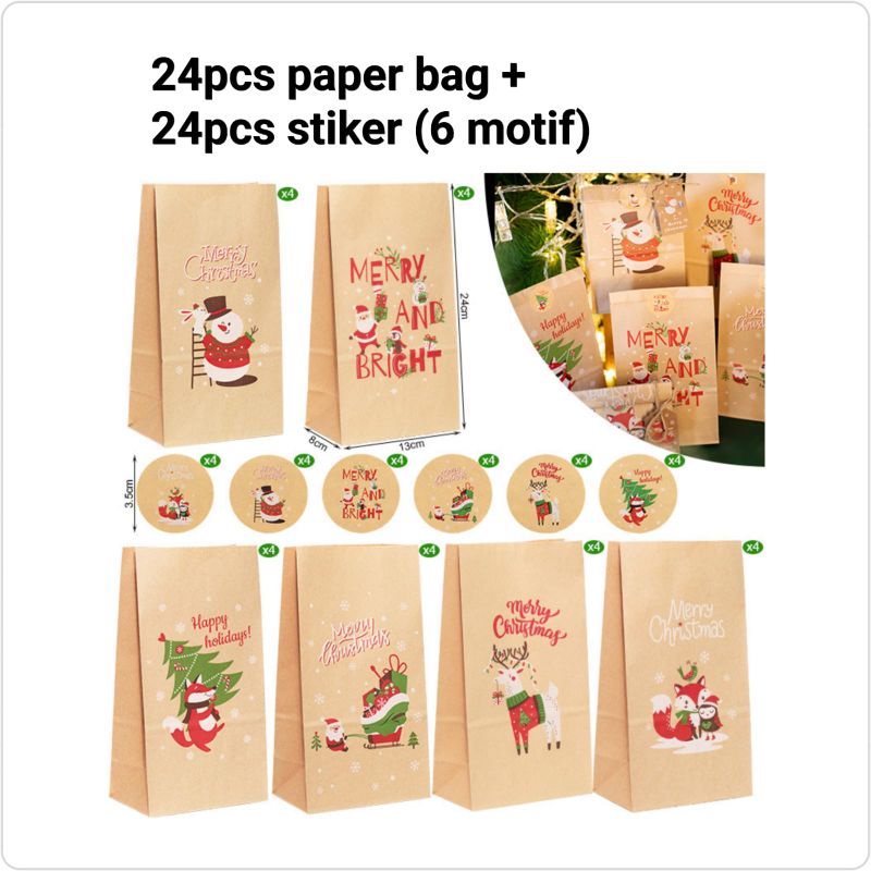 PAPER BOX CHRISTMAS DAN NATAL -  CHOCO